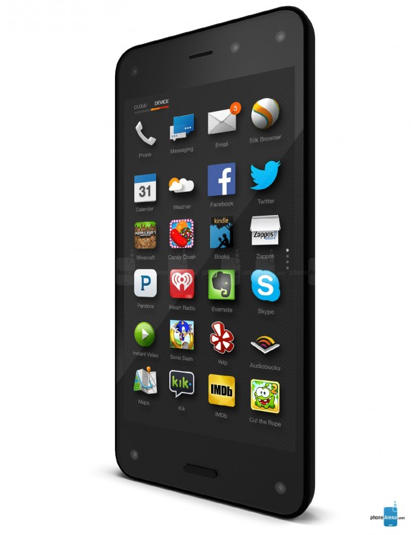 亚马逊今年研发第2代Fire Phone智能手机