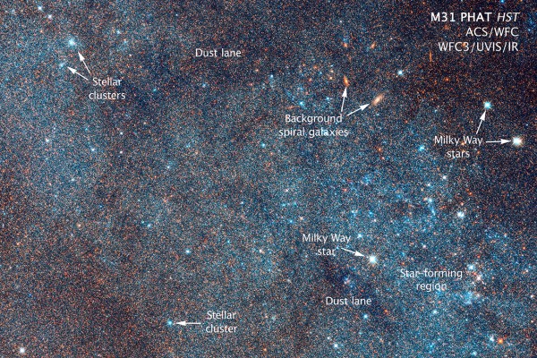 NASA公布最高清仙女座星系照 像素高达15亿