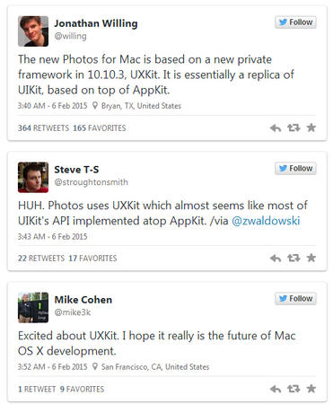 整合iOS和OS X平台，苹果UIKit框架移植Mac！