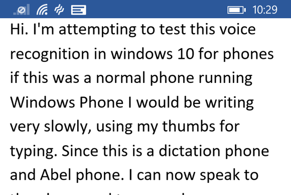 Windows 10手机预览版体验：语音识别大进化
