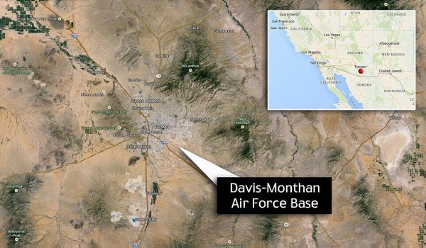 微软必应地图揭秘美国亚利桑那州震撼“飞机坟场”