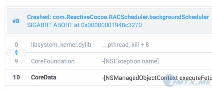 CoreData 与 ReactiveCocoa 混用时要注意的线程问题