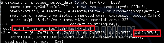 PHP中的内存破坏漏洞利用（CVE-2014-8142和CVE-2015-0231）（连载之第一篇）