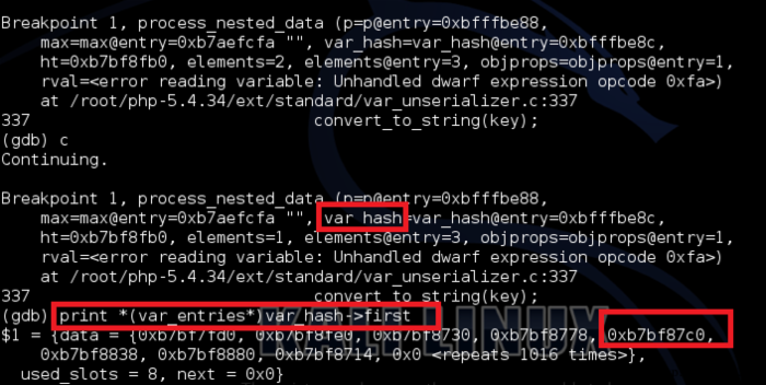 PHP中的内存破坏漏洞利用（CVE-2014-8142和CVE-2015-0231）（连载之第一篇）