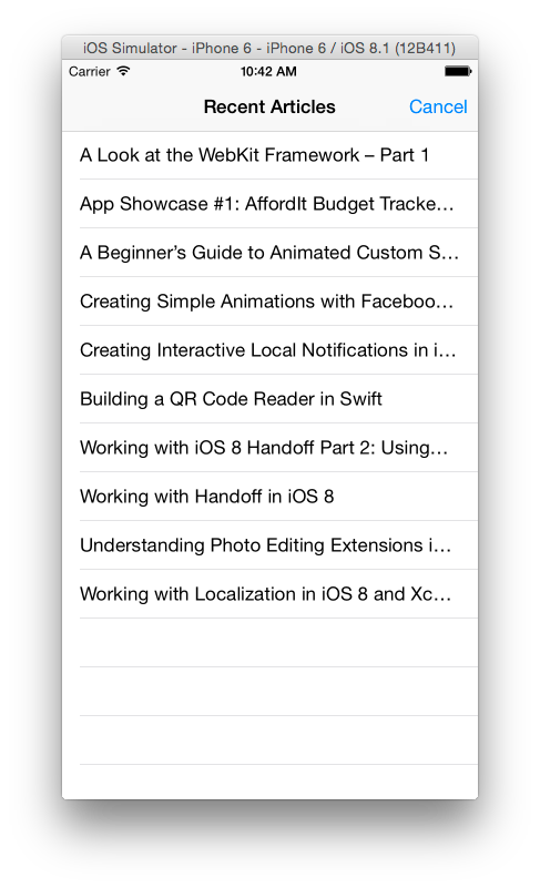 iOS 8 WebKit框架概览（下）