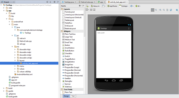 Intel® INDE for Google Android Studio