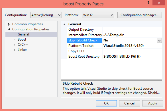 在 Visual Studio 本地引用 Boost