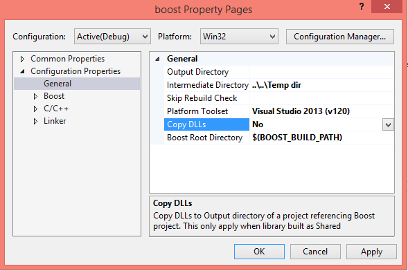 在 Visual Studio 本地引用 Boost