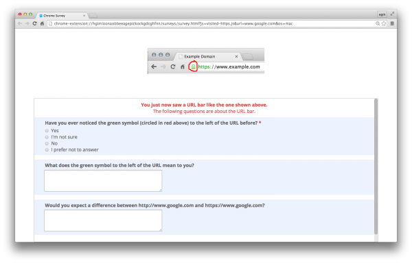 谷歌想给你更好的Chrome 首次推用户体验调查扩展程序