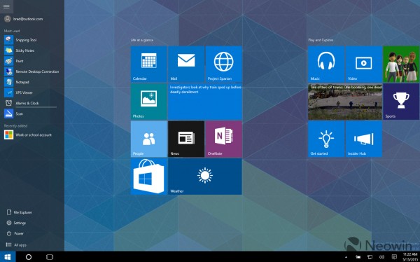 Windows 10 Build 10120测试版上手截图