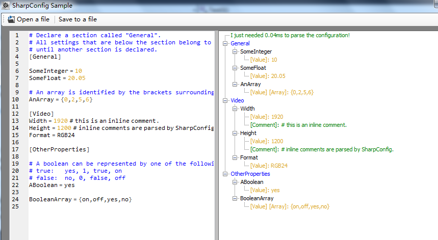 .NET平台开源项目速览(1)SharpConfig配置文件读写组件