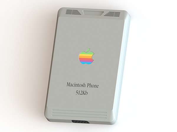 1984年的苹果手机什么样？ Macintosh手机概念欣赏