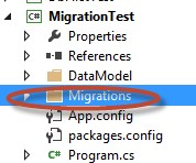 Database first with EntityFramework （Migration）安装和升级