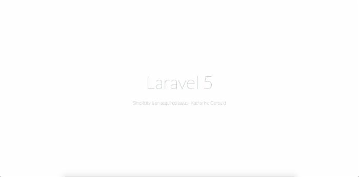 Laravel：简洁、优雅的 PHP 开发框架