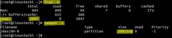 在linux上使用交换文件扩展交换空间