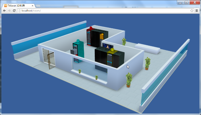 HTML5数据可视化第二弹：打造最美3D机房