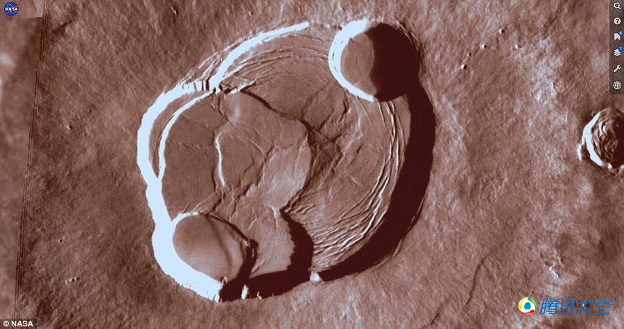 美国宇航局绘制高分辨率“3D火星地图”