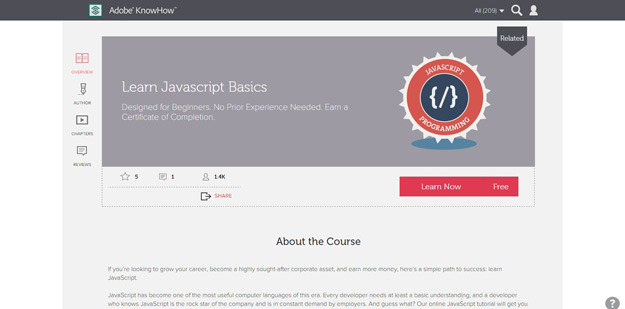 学无止境！15个给网页设计师学习JavaScript的优质网站