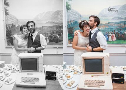 程序猿的浪漫：新郎定制Apple II婚礼蛋糕