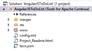 Visual Studio 2015 和 Apache Cordova 跨平台开发入门(一)