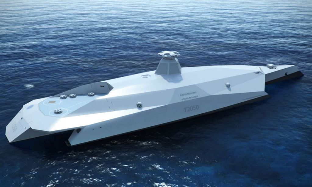 这已经是飞船了！英国海军2050年新战舰