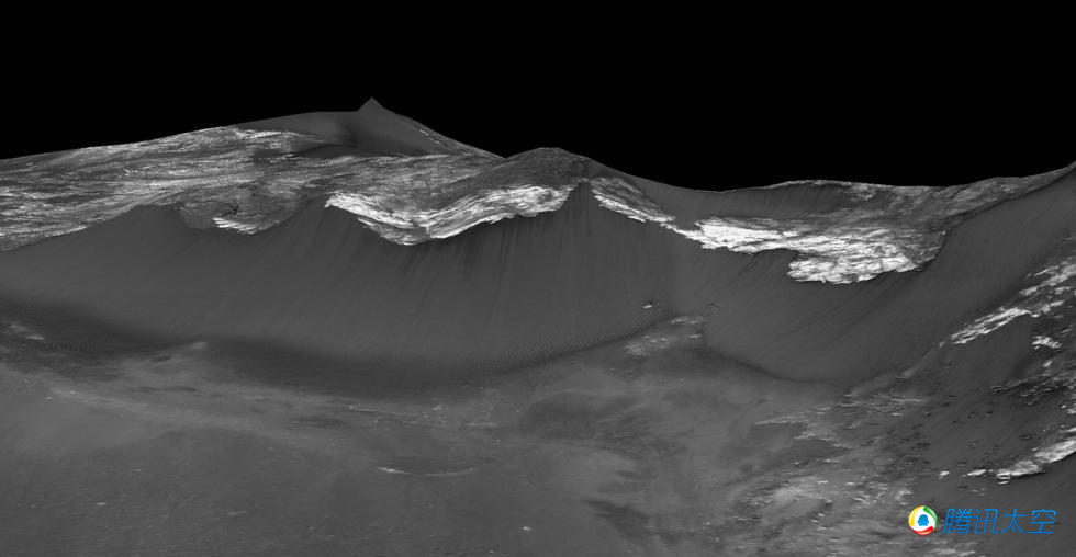 高清组图：NASA公布火星液态水存在证据