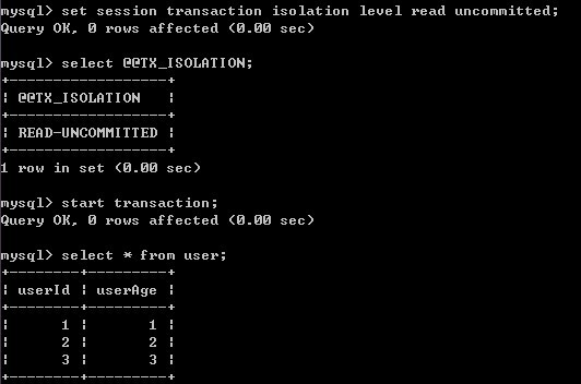 MySQL数据库事务隔离级别(Transaction Isolation Level)