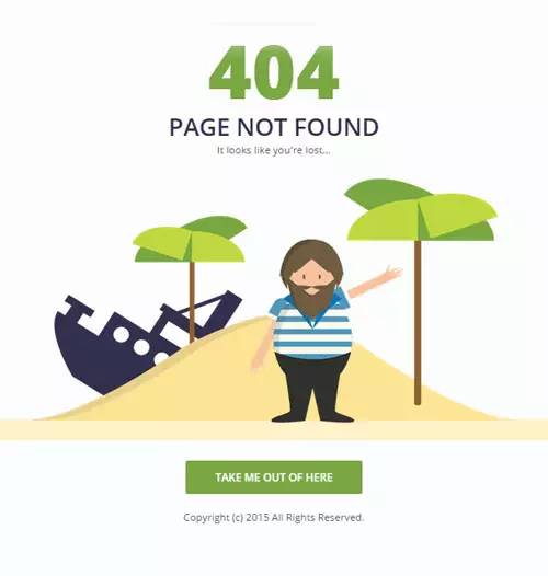 哎呦不错哦!一组让人眼前一亮的404创意页面设计