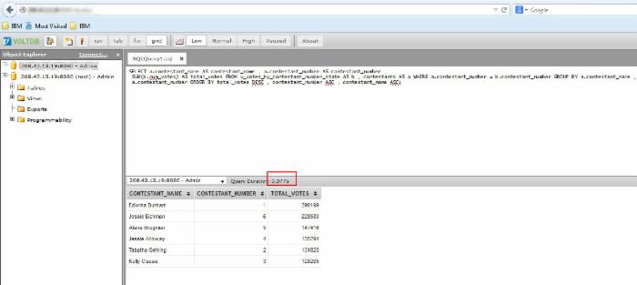 在 IBM SoftLayer 中使用 VoltDB 数据库执行实时分析