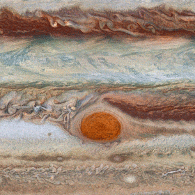 木星“大红斑”开始萎缩褪色
