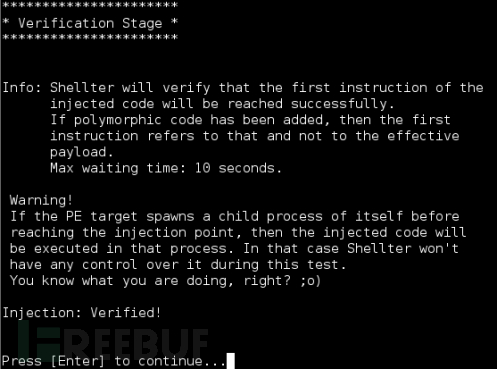 Kali Shellter 5.1：动态ShellCode注入工具 绕过安全软件
