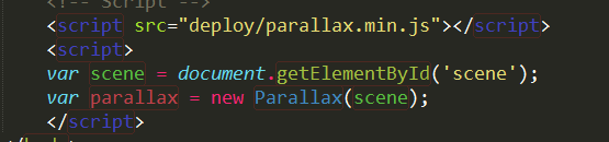 使用Parallax.js实现简单视差效果