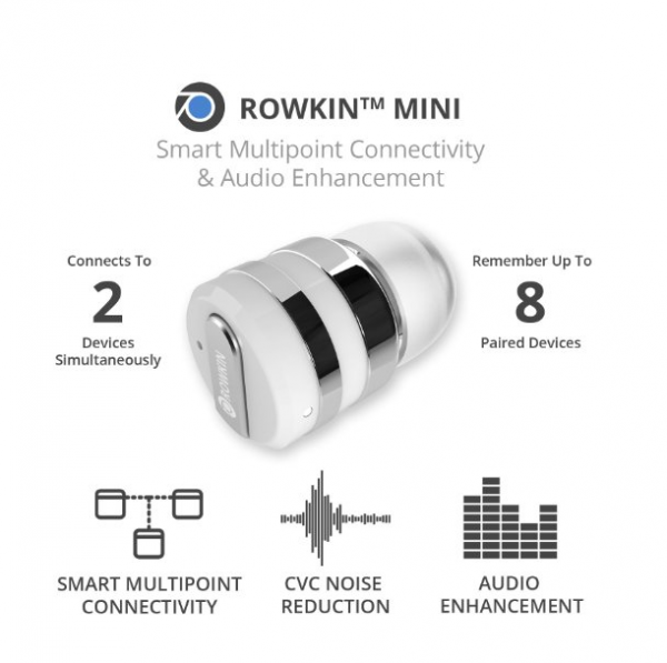 Rowkin Mini耳塞：世上最小功能却很多