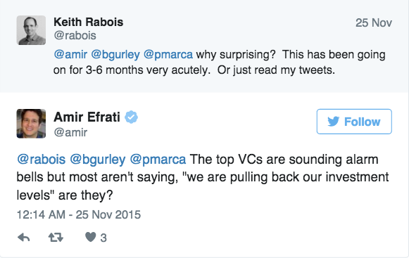 是的，我们正处在泡沫中，最聪明的VC已经知道一段时间了