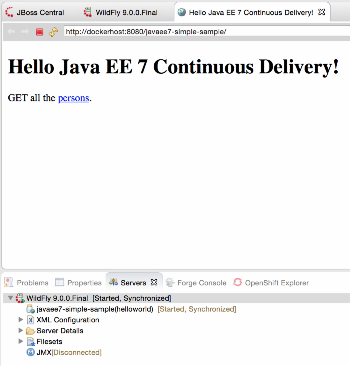 新建并部署Java EE 7应用