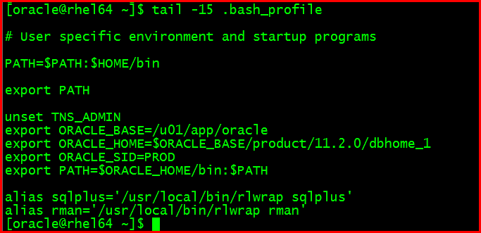 【Oracle】RHEL6.4-64位 安装oracle11.2.0.3(六) 建库后相关配置