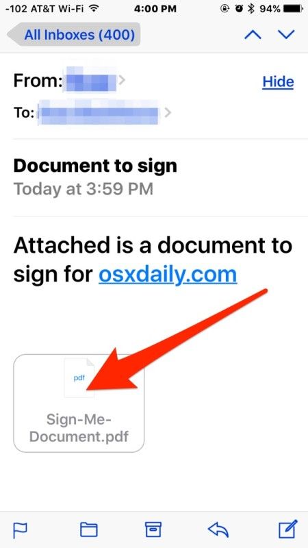 iOS新手技巧： 在邮件应用内签署文件并回信
