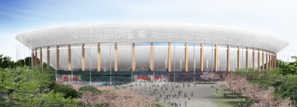 日本公布2020奥运主会场新设计图 使用大量木材