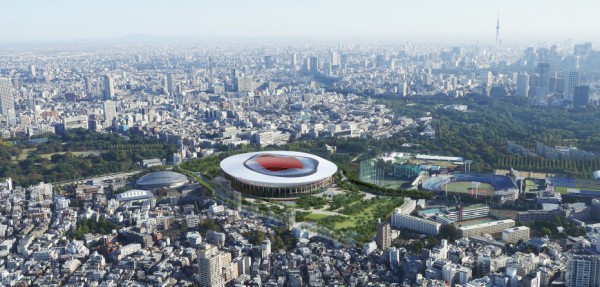 日本公布2020奥运主会场新设计图 使用大量木材