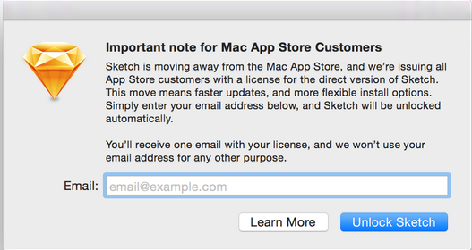 知名设计应用 Sketch“撤离” Mac App Store