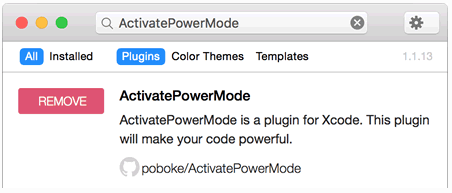 Xcode 装逼插件 ActivatePowerMode