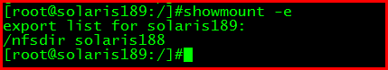 【Solaris】Solaris10操作系统 NFS服务配置