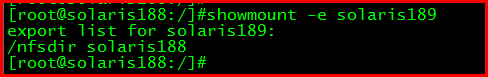 【Solaris】Solaris10操作系统 NFS服务配置