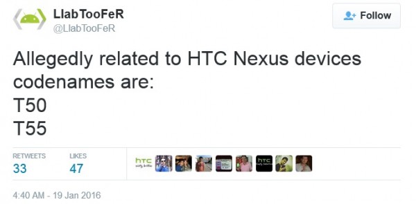 传HTC将代工下一代Nexus手机 代号T50、T55