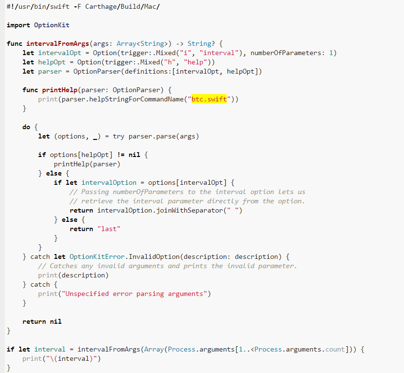 怎样使用Swift创建命令行脚本（2）