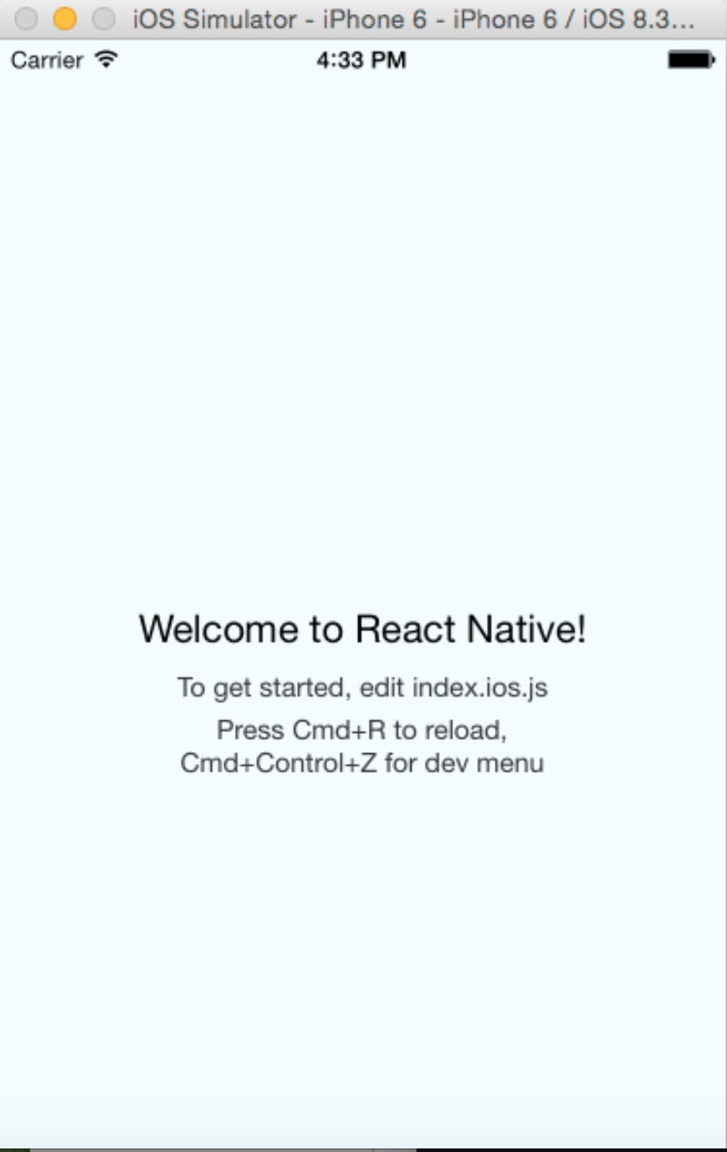 如何用 React Native 创建一个iOS APP？