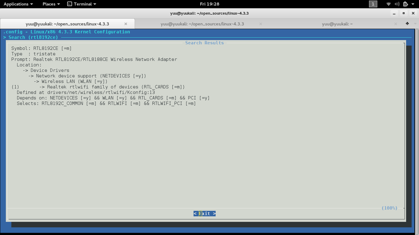 linux内核编译，配置本机驱动