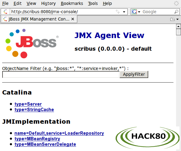常见java应用服务器弱口令及拿webshell方法总结