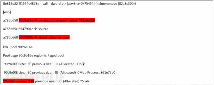 aswSnx.sys中的内核分页池缓冲区溢出漏洞分析（CVE-2015-8620）