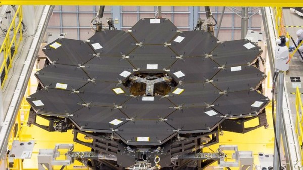 韦伯太空望远镜主镜结构完成装配工作